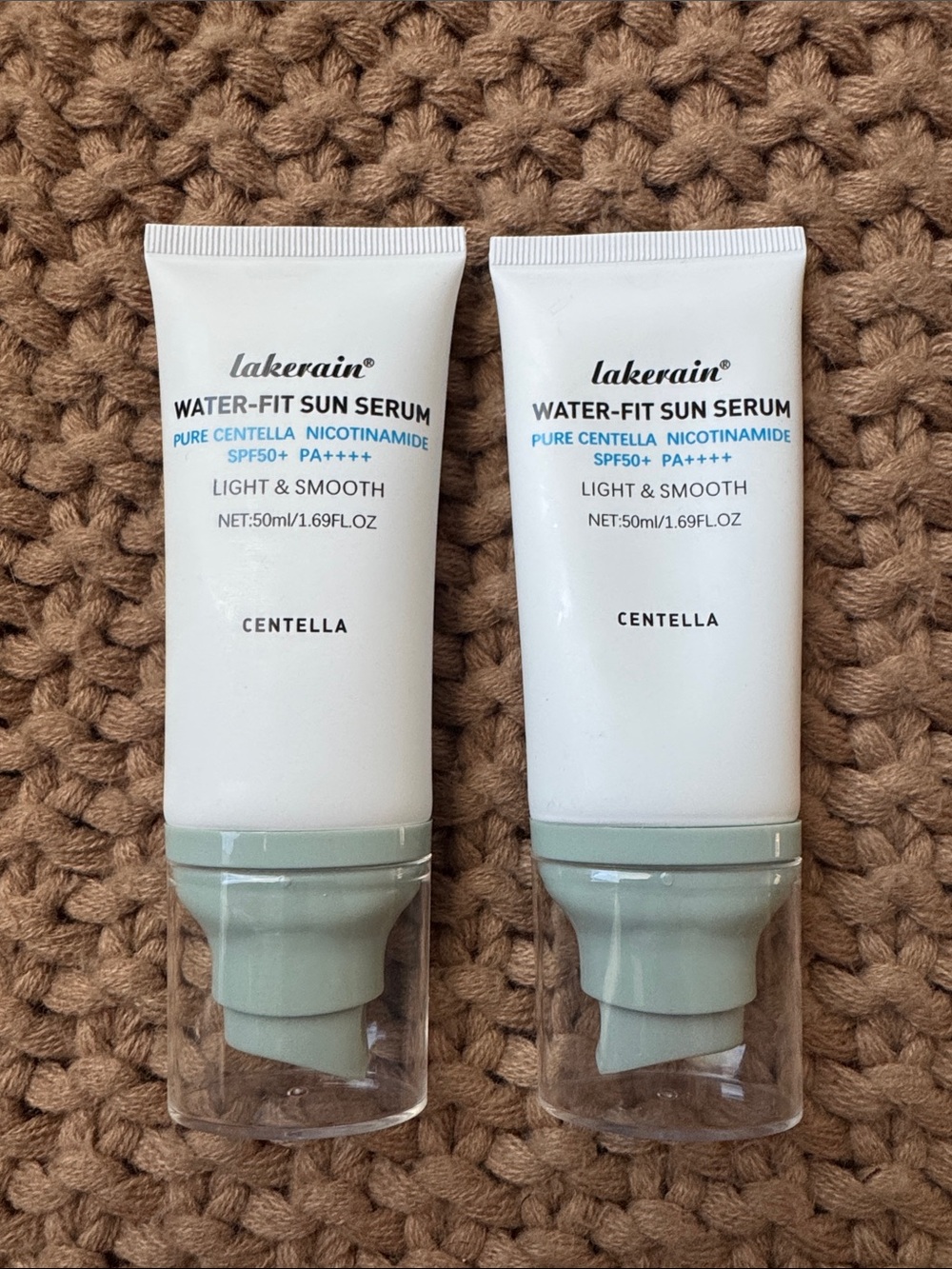 Lakerain Water-Fit Sun Serum SPF 50+ PA++++ (Set of 2) - 1.69 fl oz / 50ml